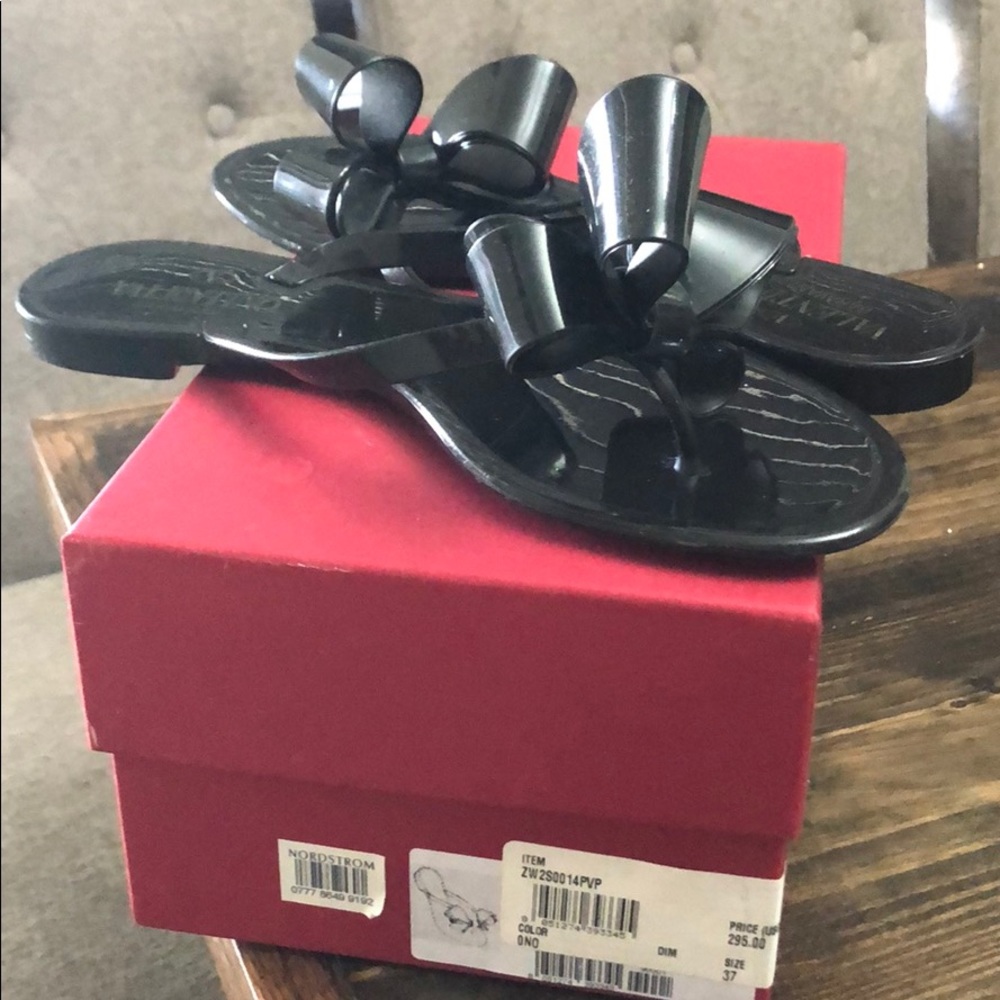 Valentino Couture Bow Thong Sandal size 7
